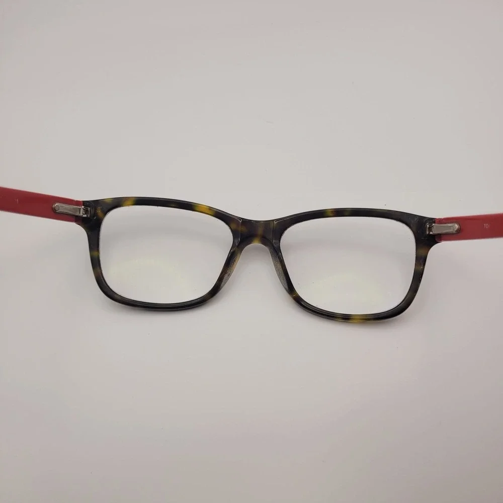 Tory Burch TY2038 1213 Eyeglasses Frame Brown & Red Flex 52-17-135 Used